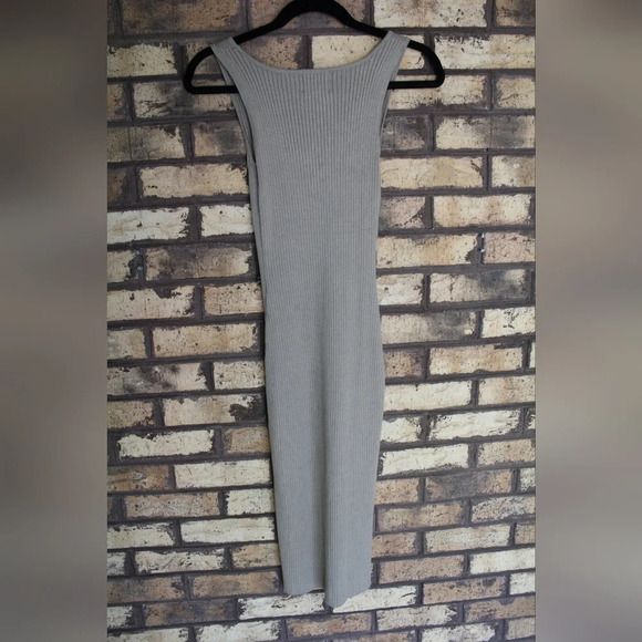 Hippie Rose grayish green stretchy dress NWT - Picture 2 of 5